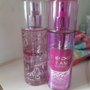 Bebe body mists